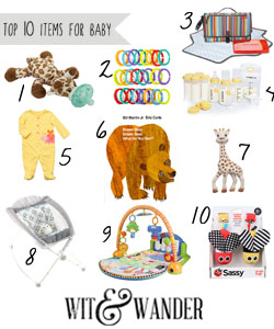 Top 10 Baby Items | witandwander.org