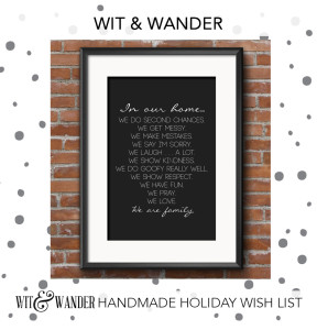 Wit + Wander Printable