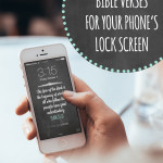 Free Scripture Memory iPhone Lock Screen - Wit & Wander