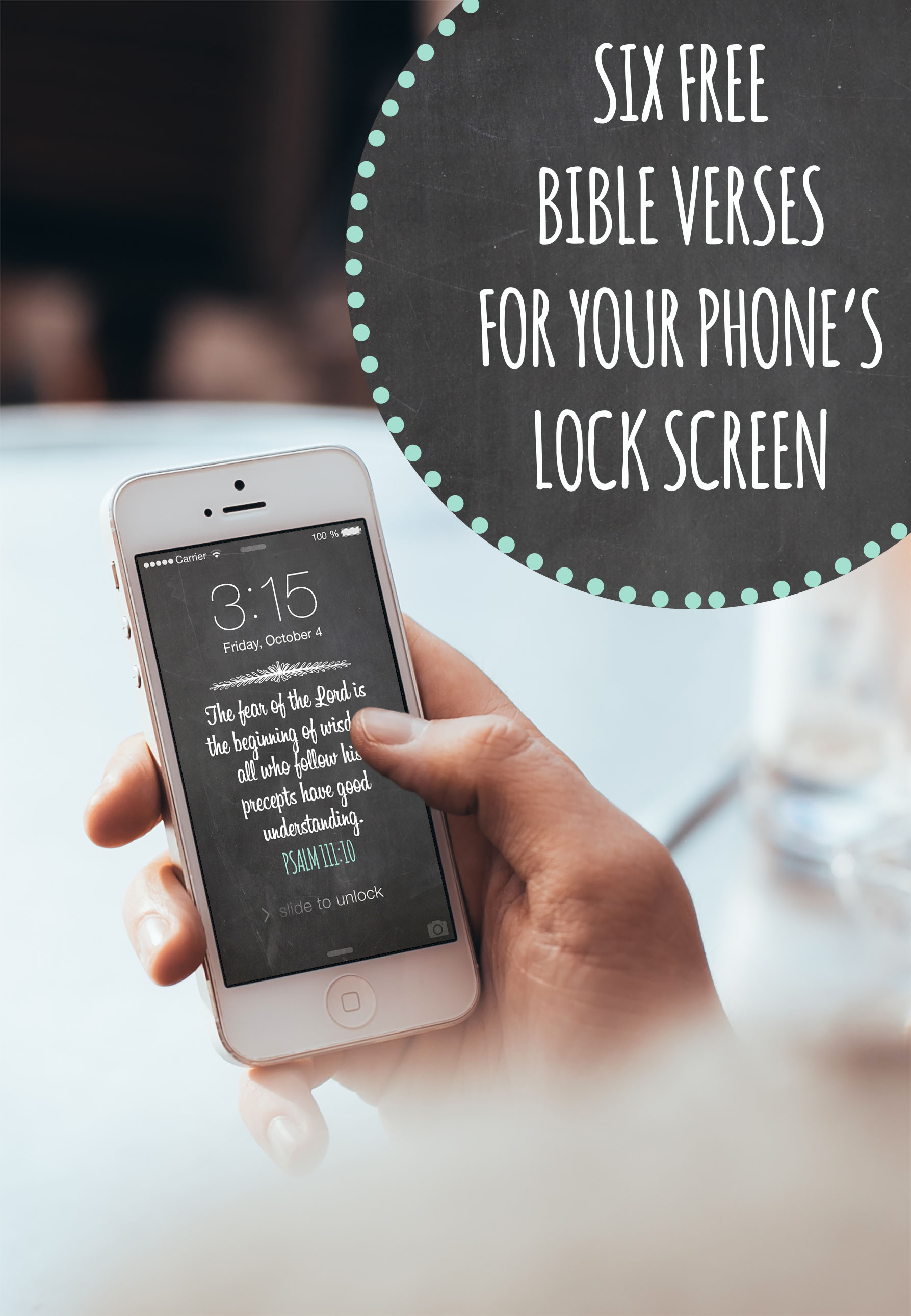 6 Free Bible Verse Wallpapers For Your Phone - Wit &Amp; Wander