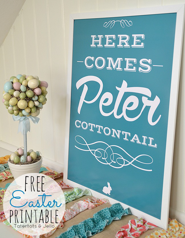 Free Printable Easter - Peter Cottontail - Wit & Wander