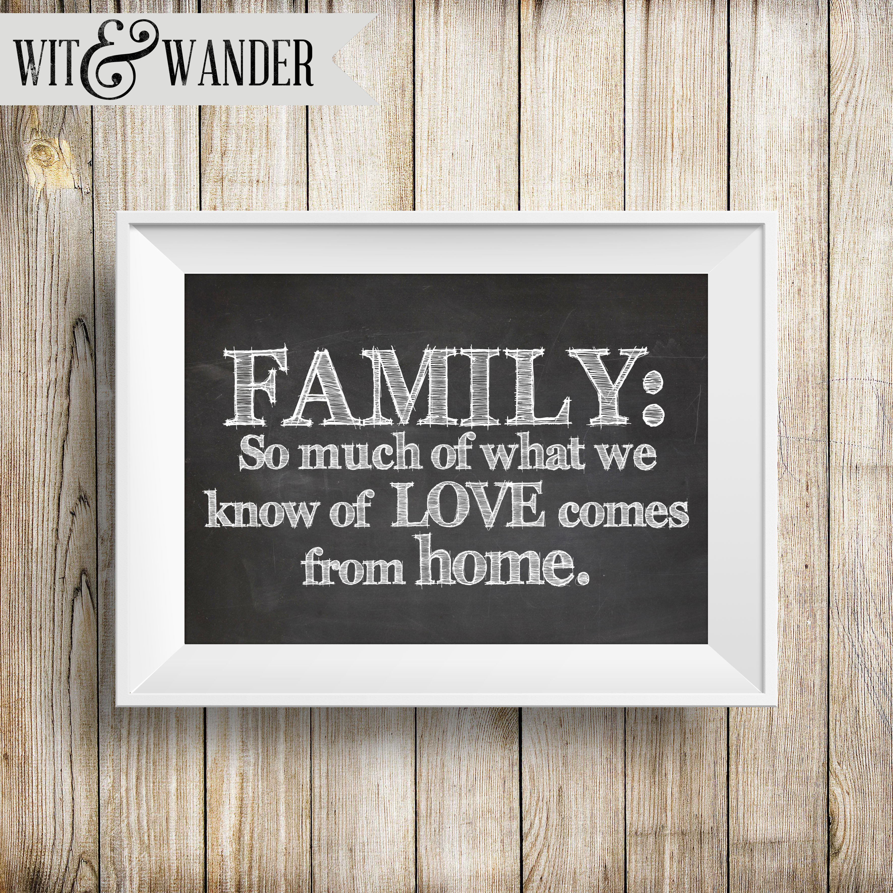 {New in the Etsy Shop} Family Prints + Giveaway