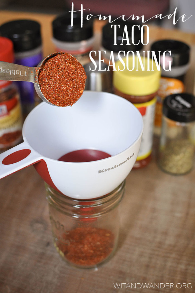 Wit & Wander Homemade Taco Seasoning