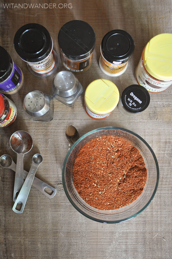 Wit & Wander Homemade Taco Seasoning