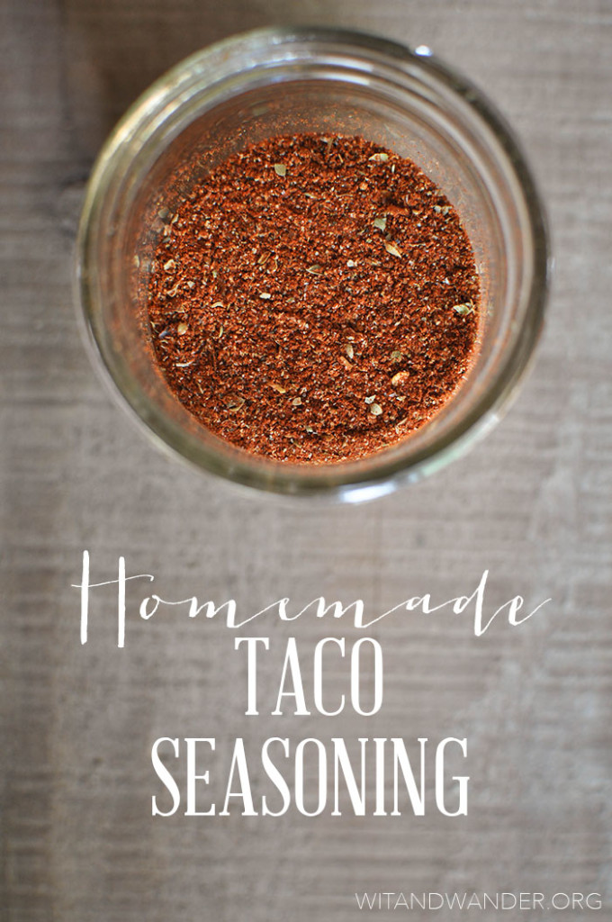 Wit & Wander Homemade Taco Seasoning