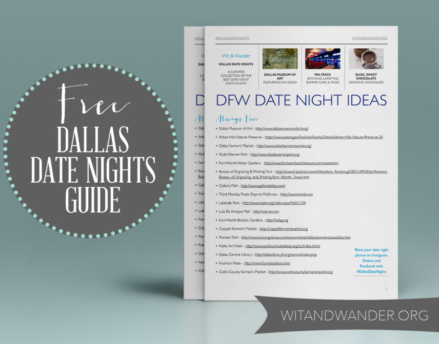 Dallas Date Nights Guide Mock Up