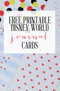 Disney Journal Cards - Wit & Wander Tall