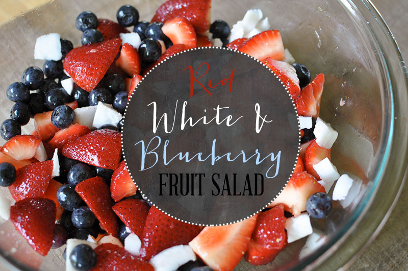 Did you try this Red, White, & Blueberry Fruit Salad? If you missed it, it's great all summer! {permalink}