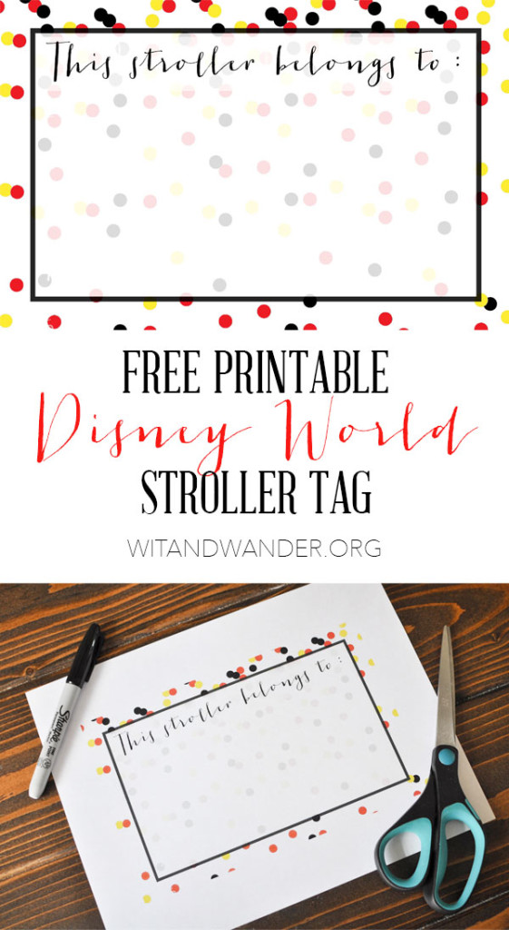 Walt Disney World Free Printables - Our Handcrafted Life