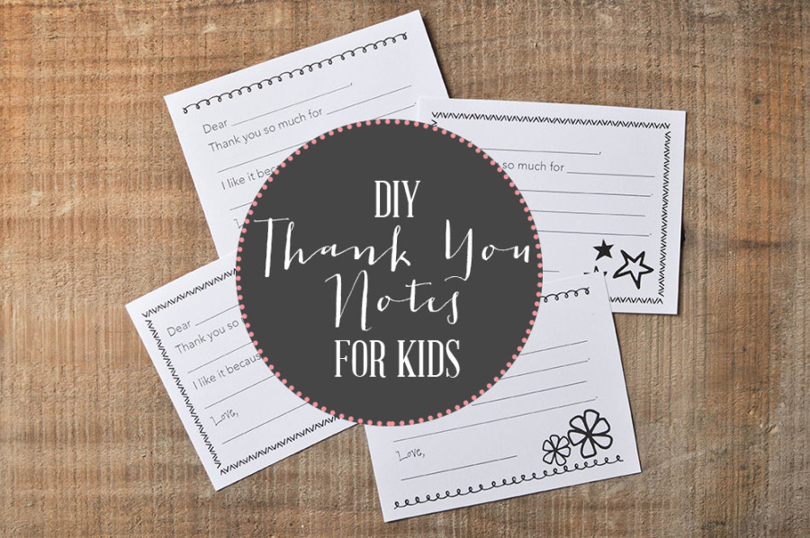 Kid's Thank You Notes - Wit & Wander