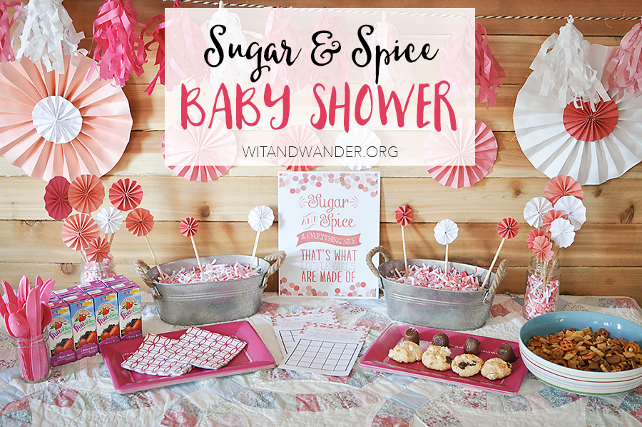 sugar and spice baby shower favors