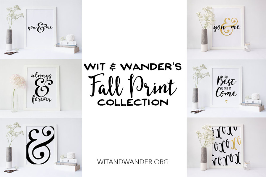 Fall Print Collection | Wit & Wander Header