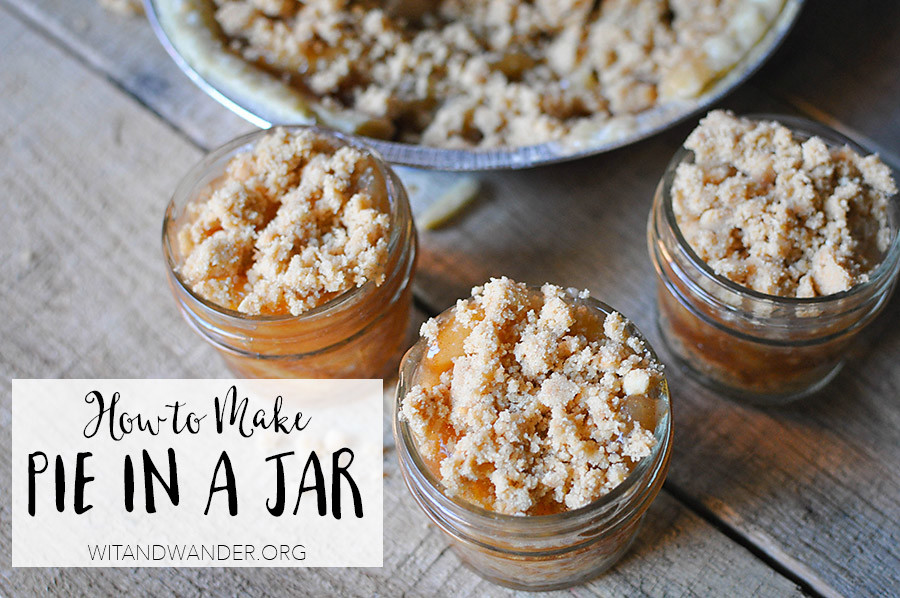 How to Make Pie in a Jar | Wit & Wander Header