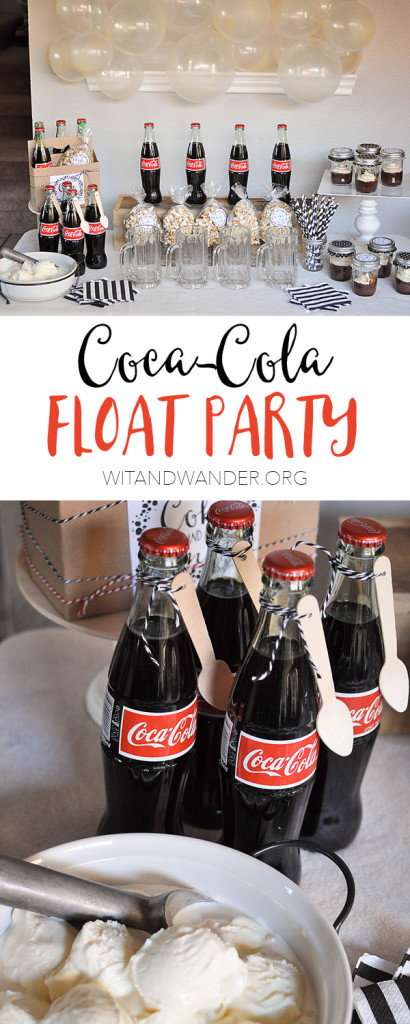 Black and White Coca-Cola Float Party - Wit & Wander