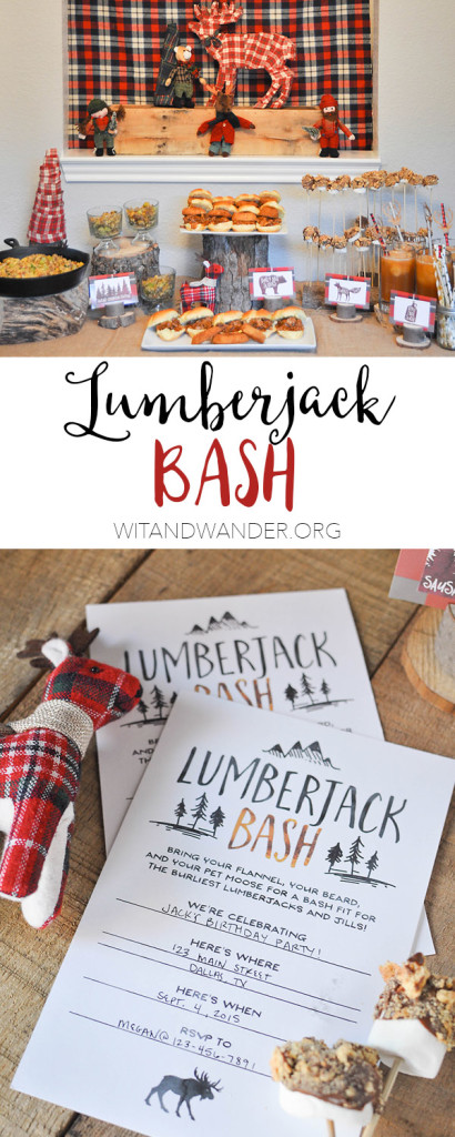 Rustic and Burly Lumberjack Bash Party - Wit & Wander