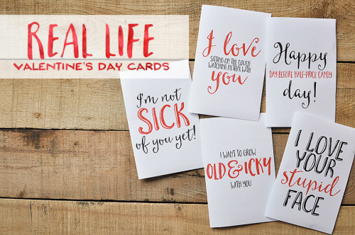 Sarcastic Valentine's Day Cards - Free Printables - Our Handcrafted Life