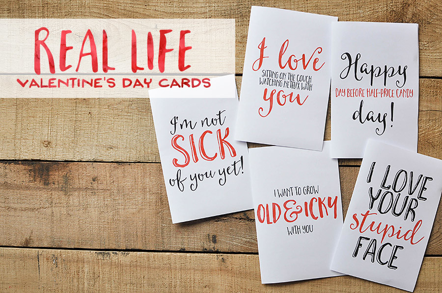 Free Printable Sarcastic Valentine's Day Cards | Wit & Wander