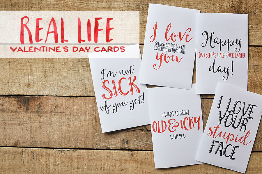 Sarcastic Valentine s Day Cards Free Printables Our Handcrafted Life