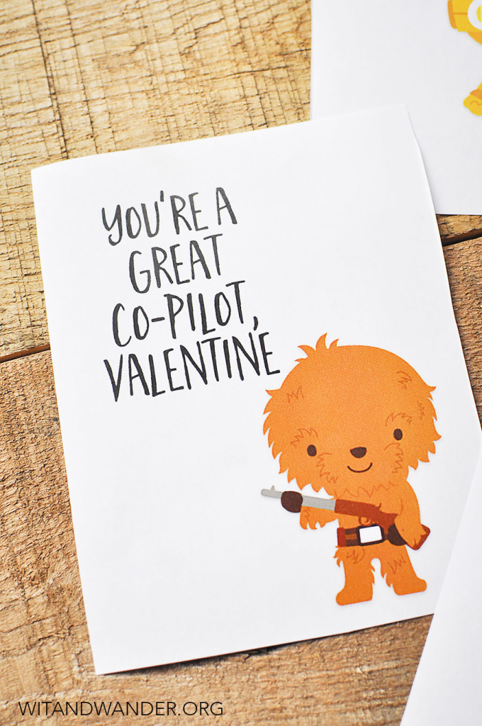 Free Printable Star Wars Valentines Day Card | Wit & Wander