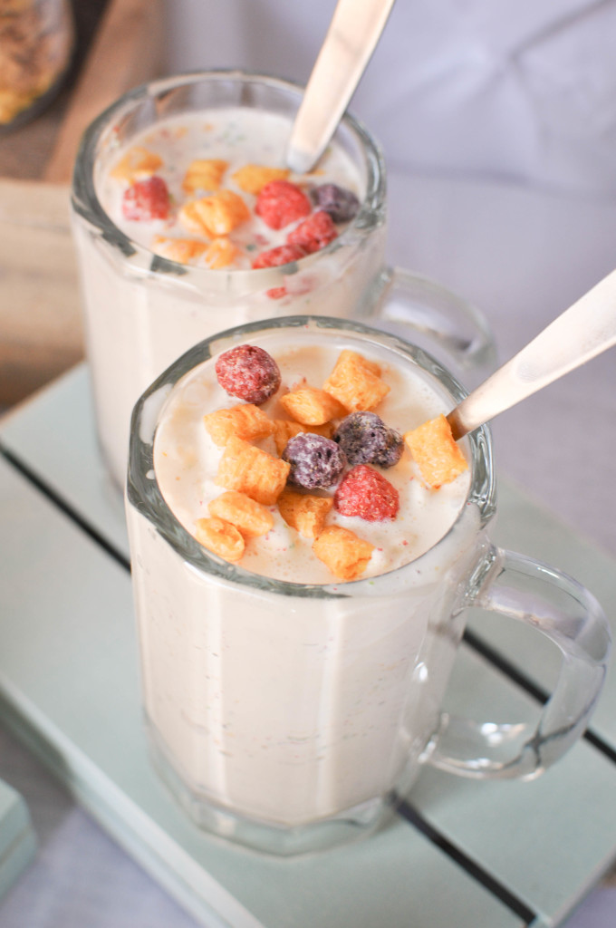 Milk & Cereal Milkshake Recipe | Wit & Wander