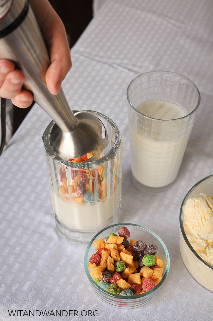 Milk & Cereal Milkshake Recipe | Wit & Wander