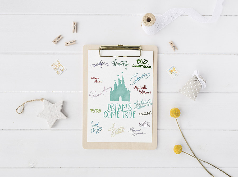 DIY Character Autograph Book for Walt Disney World - Dream Plan