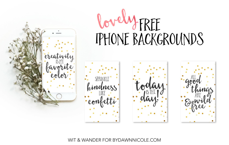 Spring iPhone Backgrounds | Wit & Wander