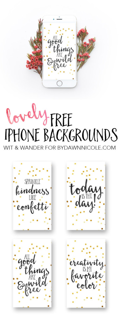 Spring iPhone Backgrounds | Wit & Wander