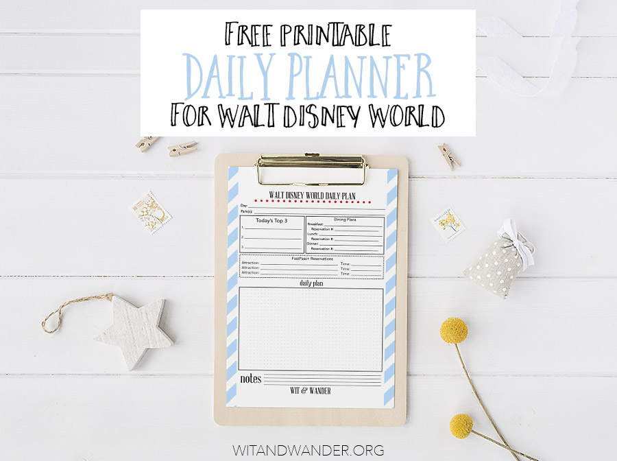 Walt Disney World Free Printables - Our Handcrafted Life