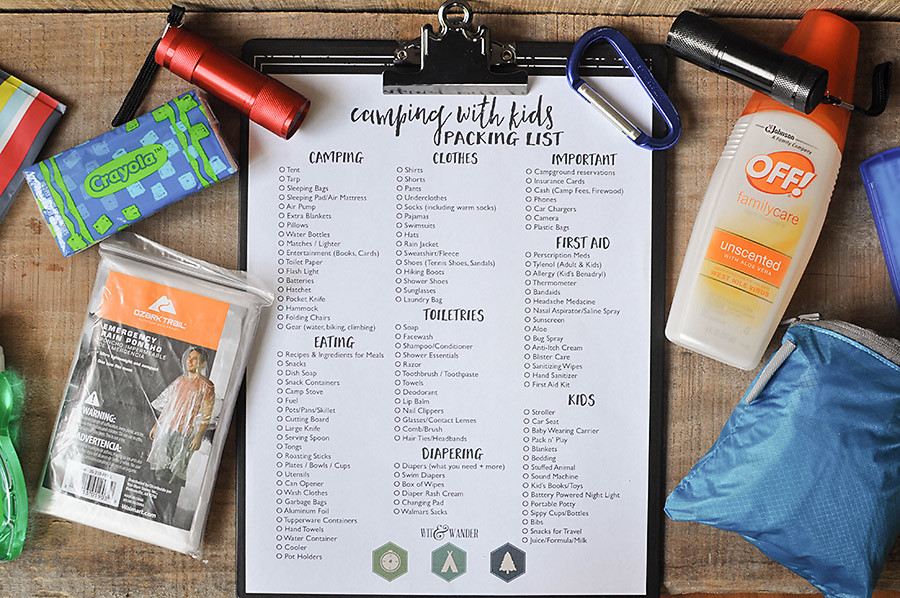 Tent Camping – Packing List & Organization – Taking on Today