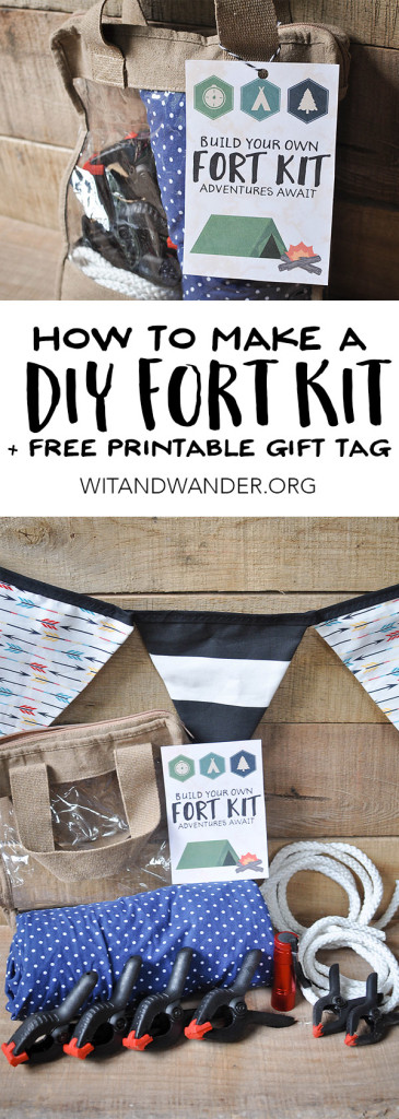DIY Fort Kit Gift for Kids - Wit & Wander
