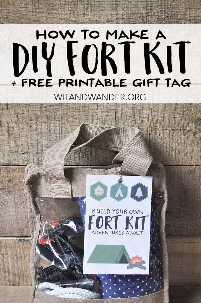 DIY Fort Kit Gift for Kids - Wit & Wander