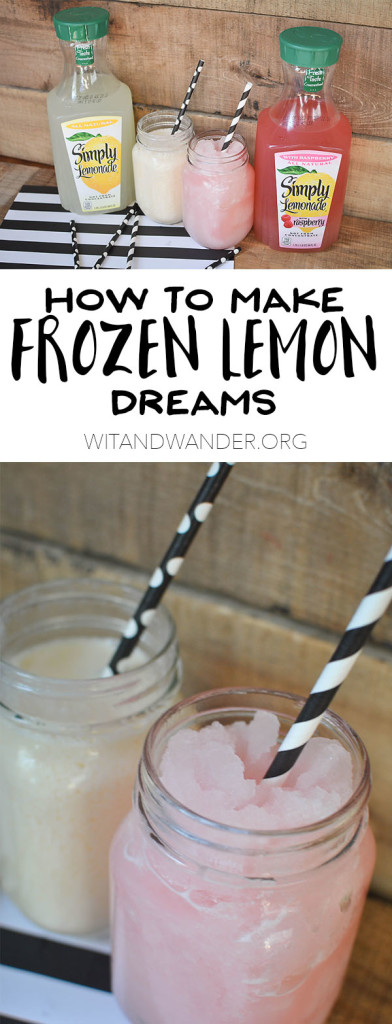 Simple Summer Recipe - Frozen Lemon Dreams | Wit & Wander