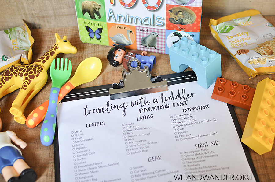 Traveling with a Toddler - Packing List - Wit & Wander