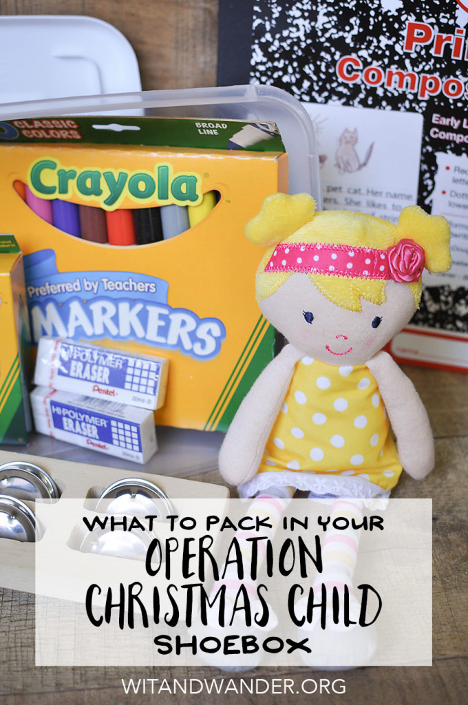 What to Pack in Your Operation Christmas Child Shoebox | Wit & Wander