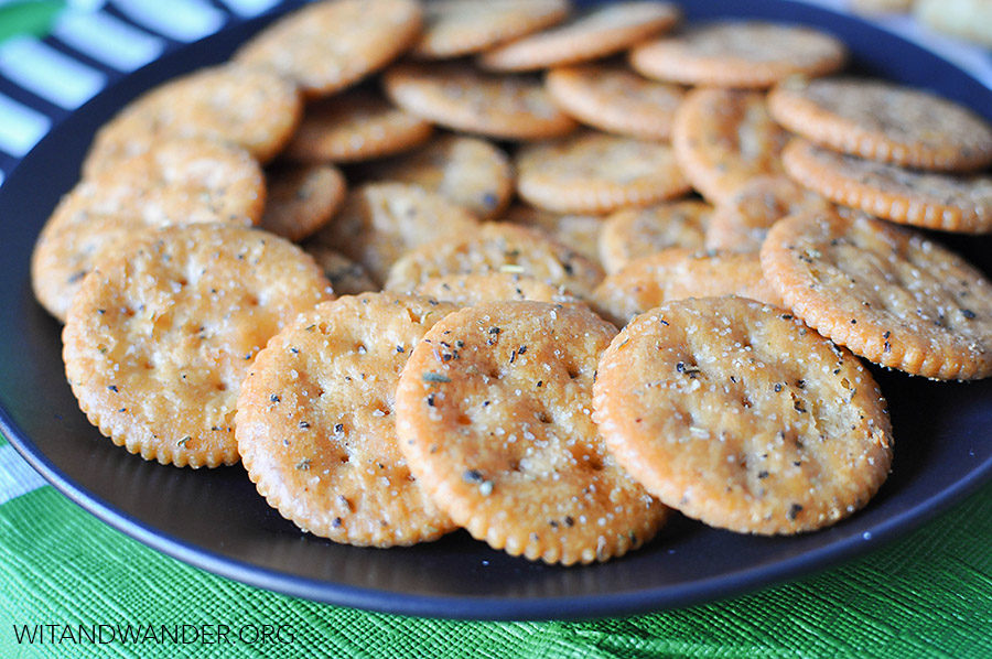 Seasoned Ritz Crackers | Wit & Wander