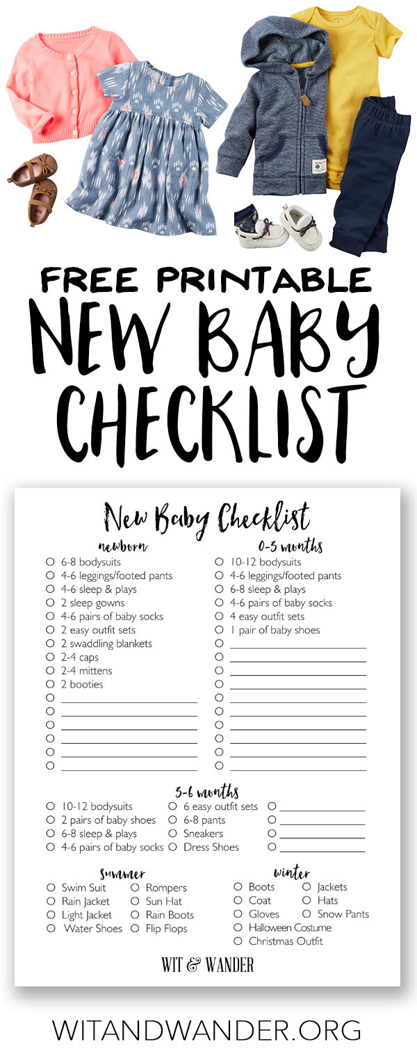 Newborn Baby Essentials Checklist: 0-3 Months Edition - Time Value of Mommy