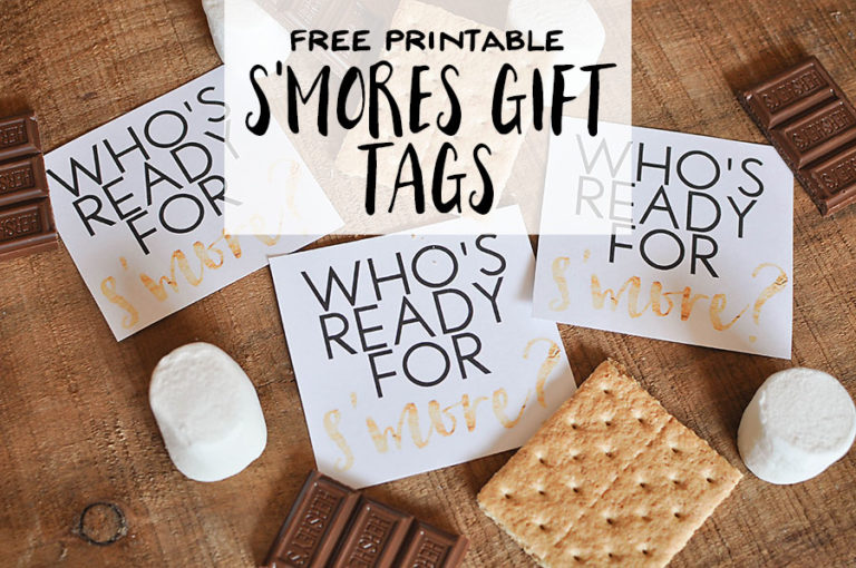 Free Printable S'mores Gift Tags Our Handcrafted Life