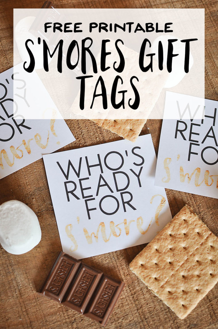 Free Printable S'mores Gift Tags Our Handcrafted Life