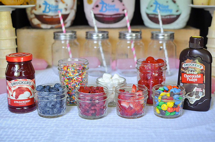Scoops and Sprinkles Ice Cream Taco Bar Party - Wit & Wander