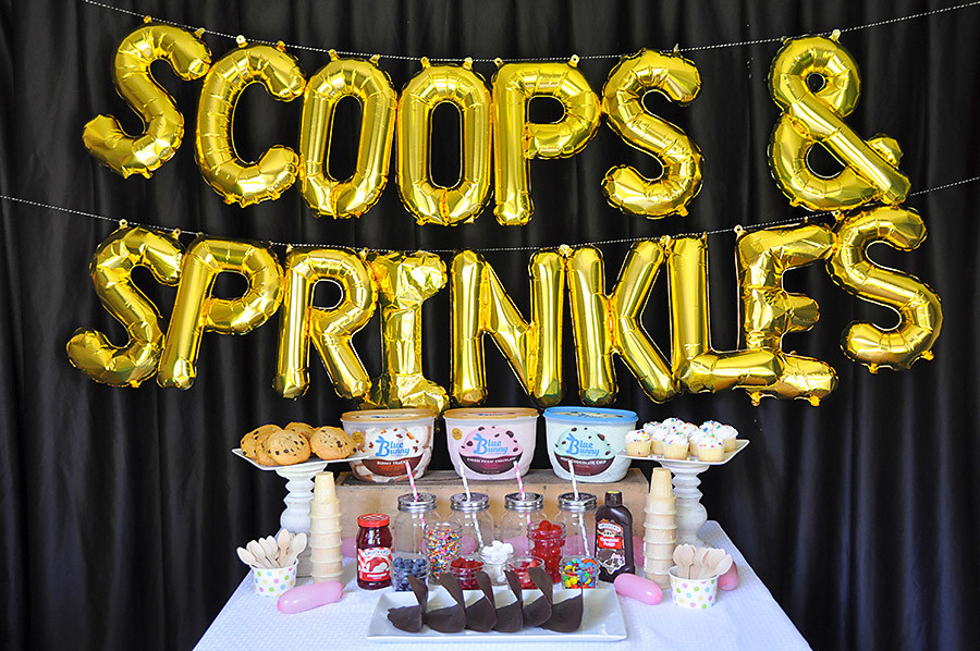 Scoops and Sprinkles Ice Cream Taco Bar Party - Wit & Wander