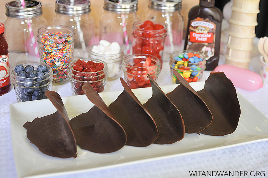 Scoops and Sprinkles Ice Cream Taco Bar Party - Wit & Wander