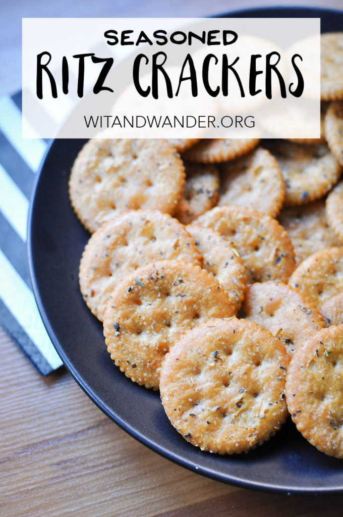 Seasoned Ritz Crackers | Wit & Wander Tall