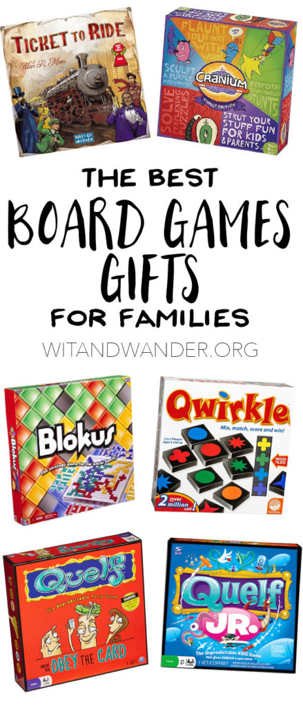 The Best Board Game Gifts for Families - Wit & Wander