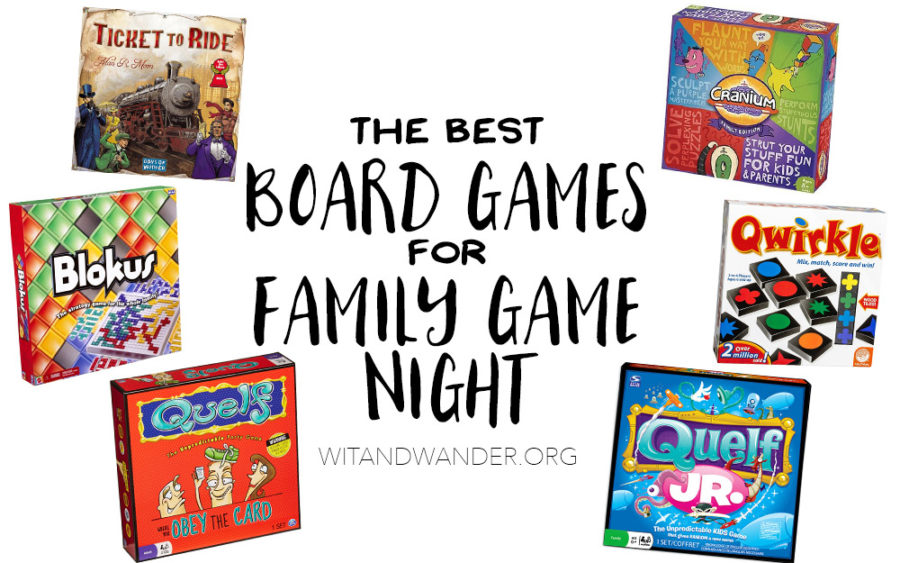 The Best Board Games for Family Game Night - Wit & Wander