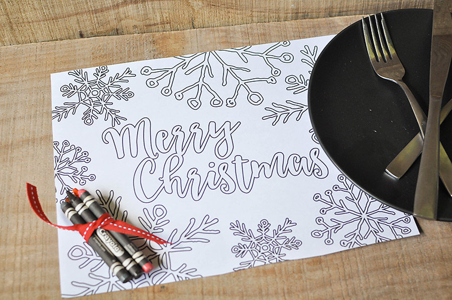 Free Printable Christmas Place Mats