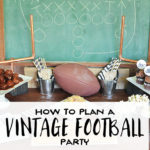 DIY Vintage Football Party Tailgate - Wit & Wander