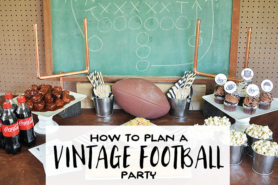 DIY Vintage Football Party Tailgate - Wit & Wander