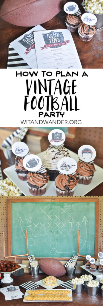 DIY Vintage Football Party Tailgate - Wit & Wander