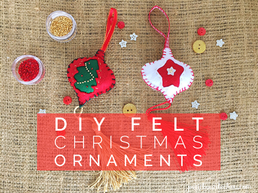 DIY Felt Christmas Ornaments